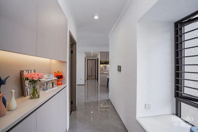 105㎡四居，高檔且實用的簡約主題，體驗寬敞舒心的現(xiàn)代生活